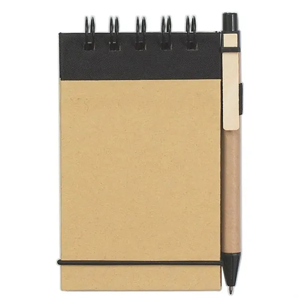 A6 Elastic Band Notebook With Ballpoint Pen
