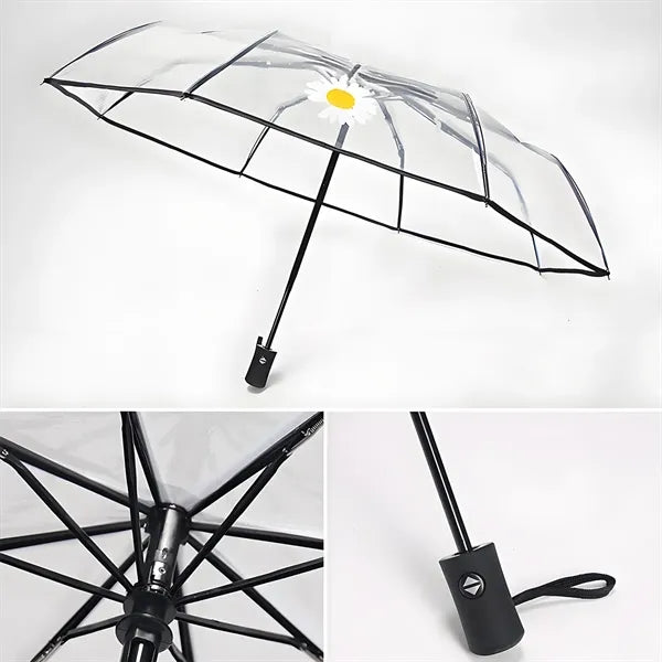 Auto Open Clear Umbrella