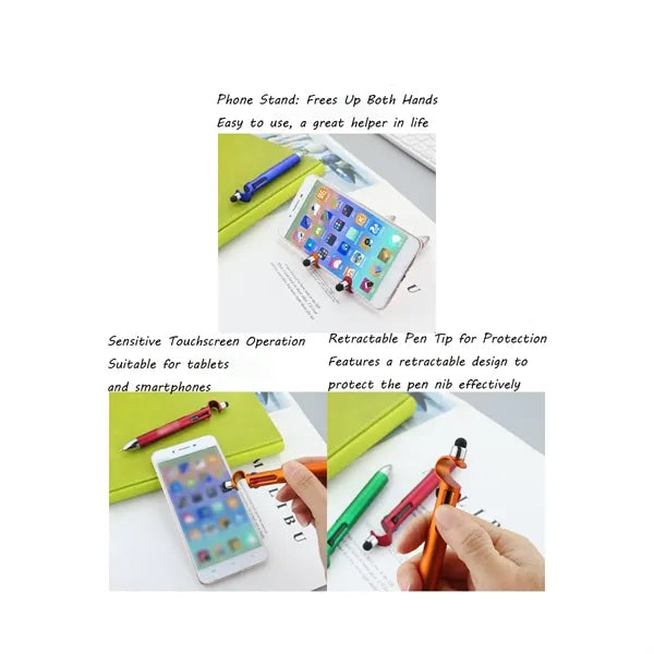 4-color Touch Screen Holder Ballpoint Pen