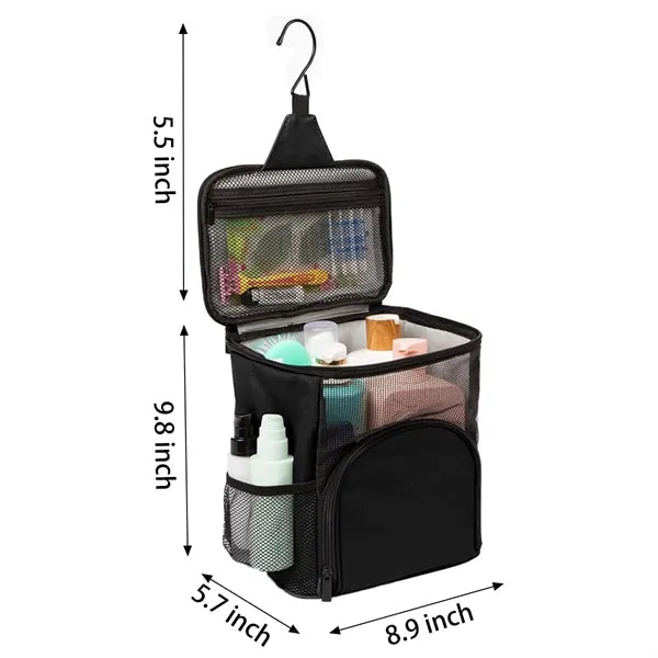 Foldable Hanging Mesh Shower Bag For Travel