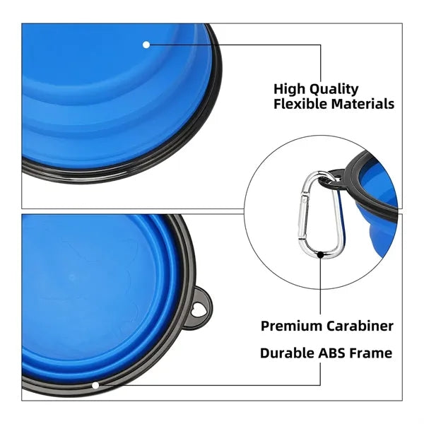 Portable Silicone Folding Pet Bowl