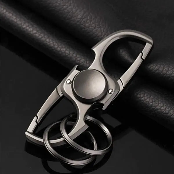 Keychain Decompression Rotary Spinner