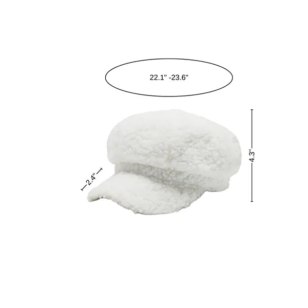 Lamb Wool Baseball Cap