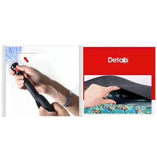 Inversion Auto-Open Umbrella w/ C-Handle