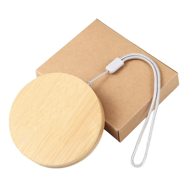 Bamboo Cable Storage Box