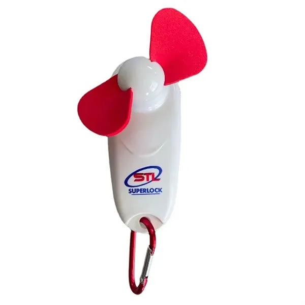 Mini Handheld Fan with LED Flashlight