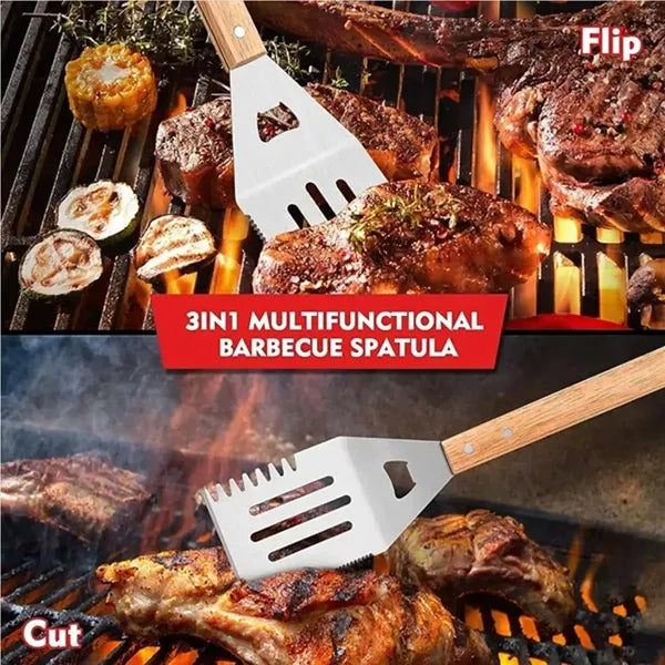 BBQ Grilling Tools Set of 3 pcs