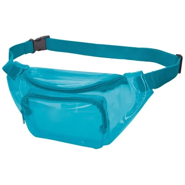 Clear PVC Fanny Pack Sling Waist Bag Clear Stadium Approved