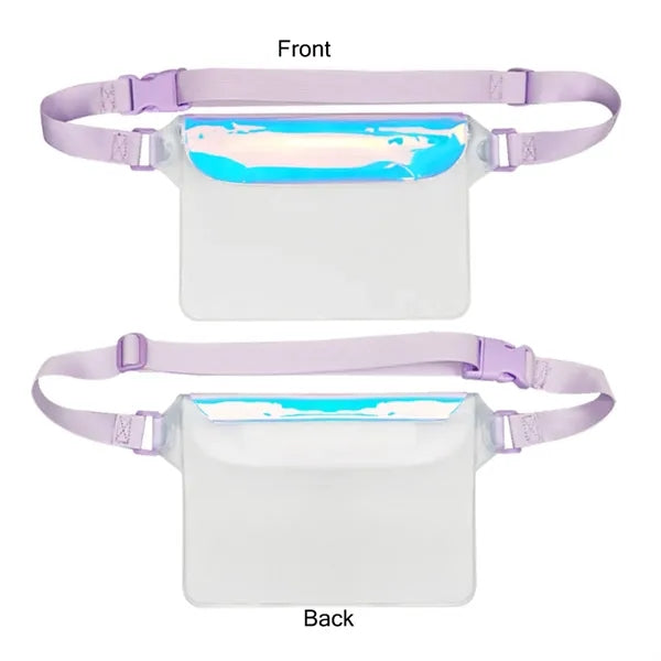 Holographic Clear Choice Fanny Pack