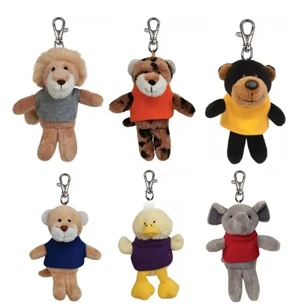 Mini Bear Keychain Cute Stuffed Animal Personalized Mascot