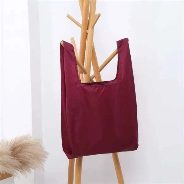 Foldable Grocery Bag w/ Durable Ripstop Polyester Fabric