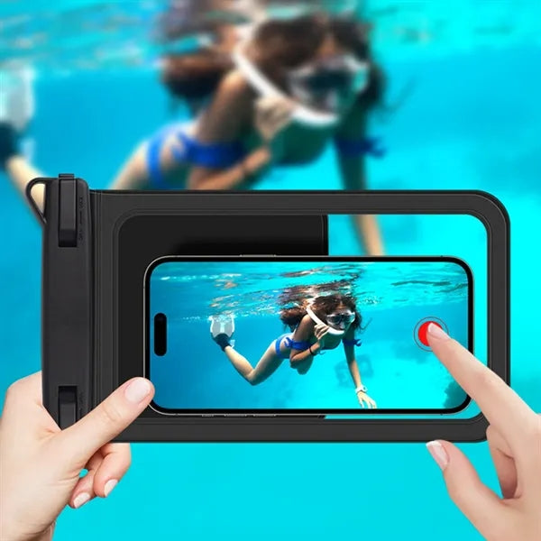 Dual-Compartment Waterproof Phone Pouch