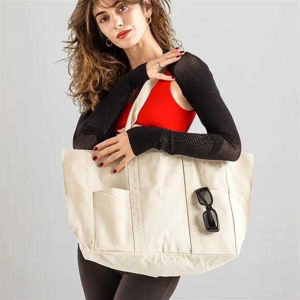 Organic Utility Canvas Tote Bag