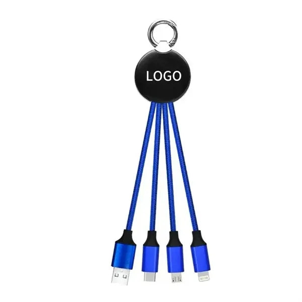 Glowing Logo 4 In 1 USB Charge Cable