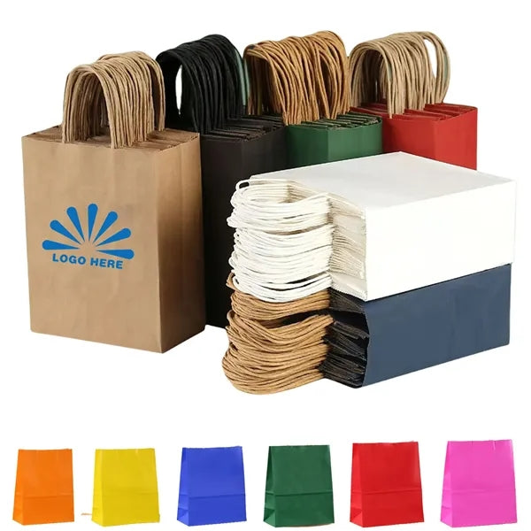 Senior Color Paper Tote Bags Multiple Uses