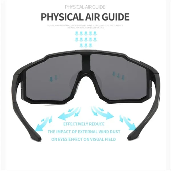 UV Shield Polarized Cycling Glasses for Sports Enthusiasts
