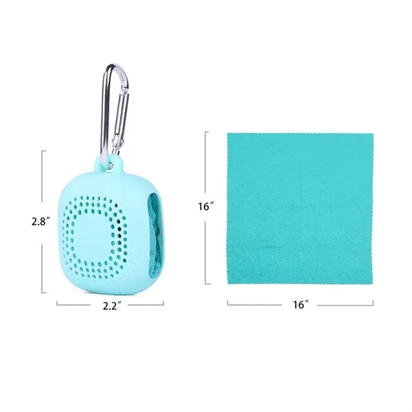 Quick Dry Microfiber Towel with Carabiner Clip