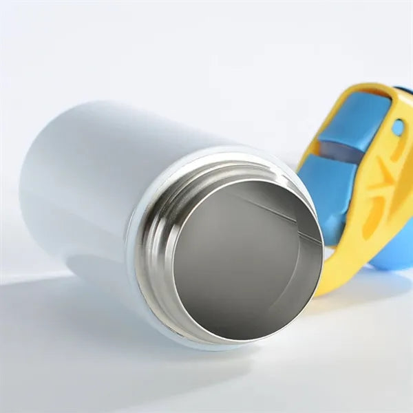 12oz Insulated Stainless Steel Bottle Straw Lid Handle