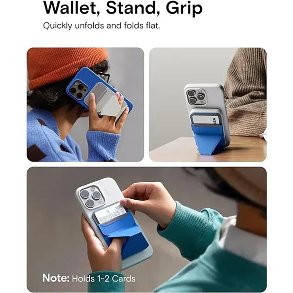 Portable Leather Magnetic Phone Holder Free Magnet Ring