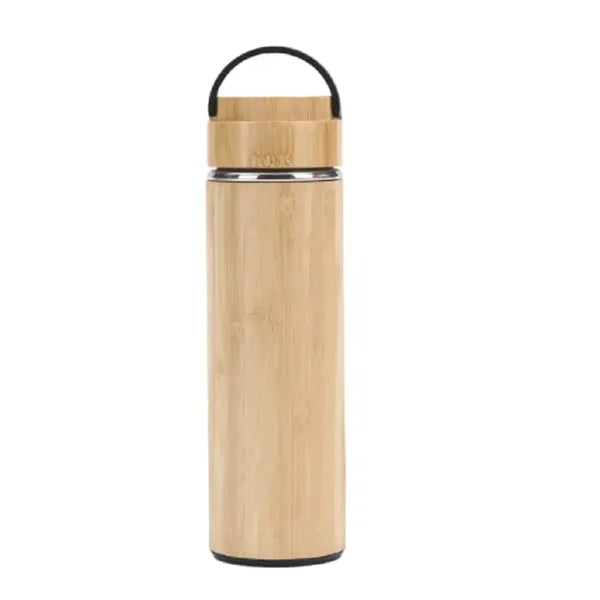 Bamboo Stainless Steel Vacuum Insulated Water Bottle