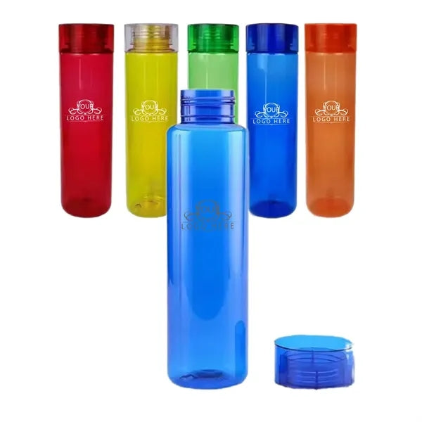 30 oz Enlace Cylindrical Plastic Water Bottle