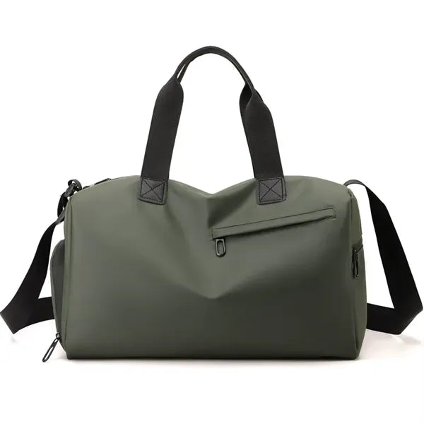 Foldable Travel Duffel Bag Tote with Shoe Compartment