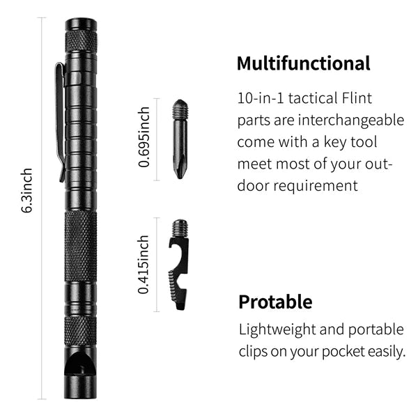 10 in 1 Tactical Pen Multitool