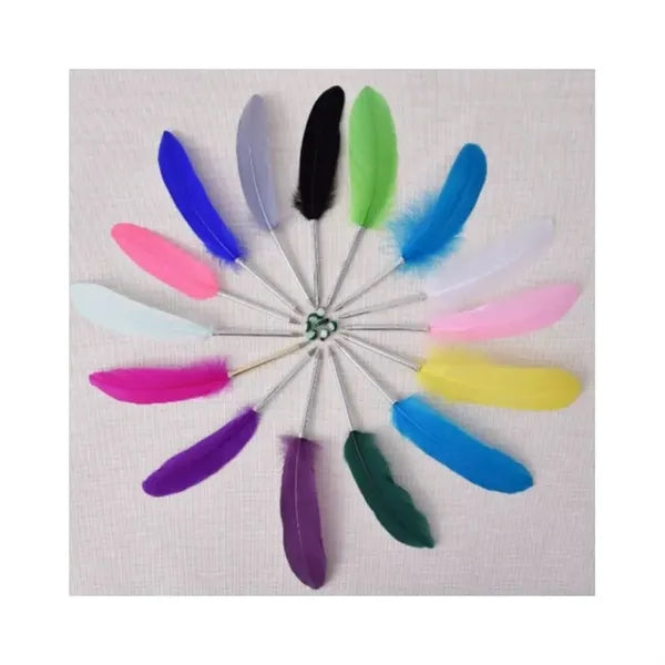 Feather Quill Ballpoint Pens Bulk 0.5mm