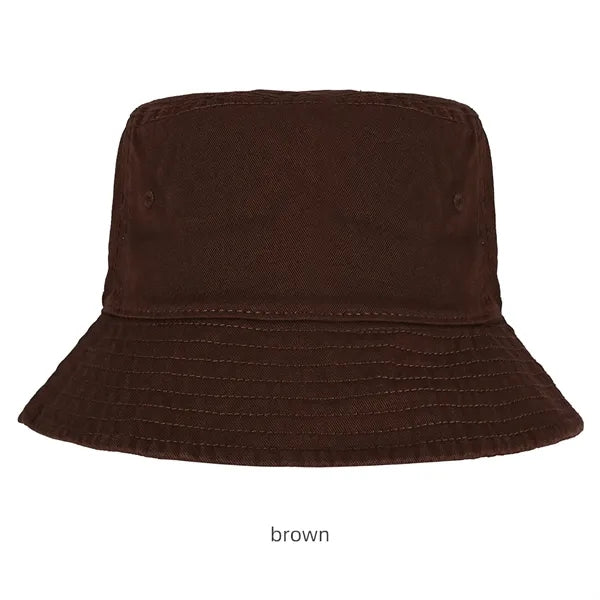Cotton Bucket Hat for Outdoor Hiking