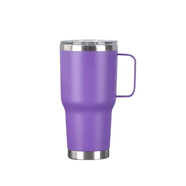 20 oz Stainless Steel Tumbler W/ Lid & Handle