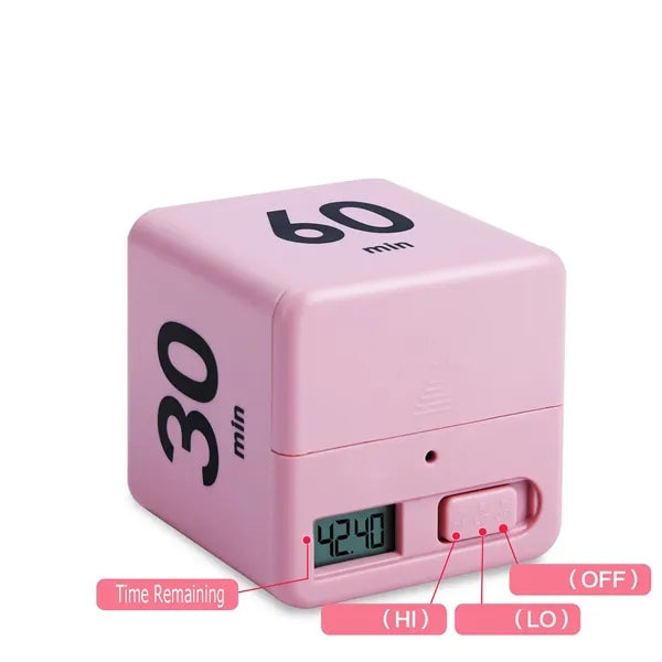 Gravity Sensor Flip Digital Cubic Timer