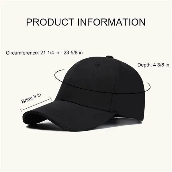 Unisex Baseball Cap UPF 50 Hat