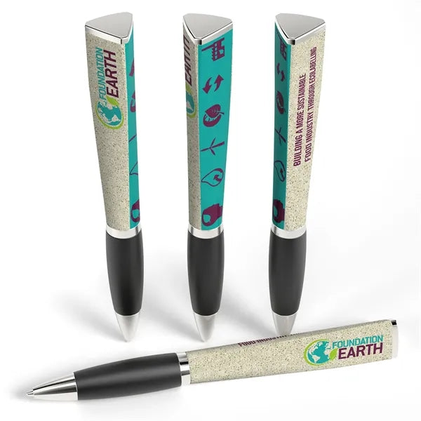 Adpen Triangle Wheat Straw Pen