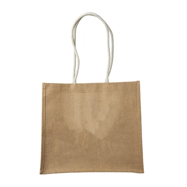 Jute Tote Bag with Rope Handle