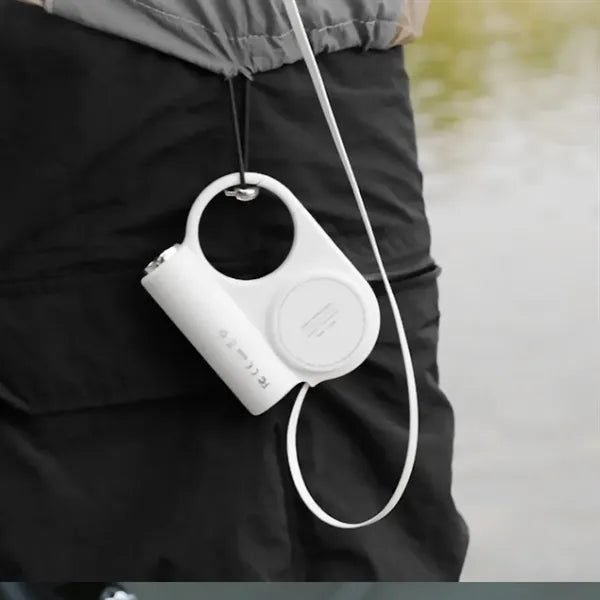 5000mAh Power Bank with Retractable Type C