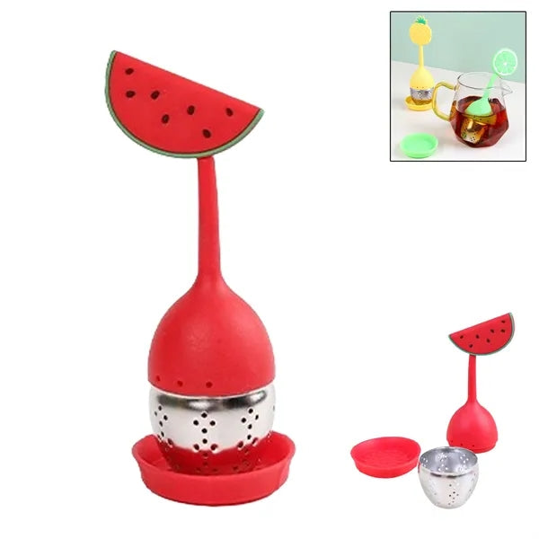 Watermelon-Shaped Silicone Tea Leaf Infuser