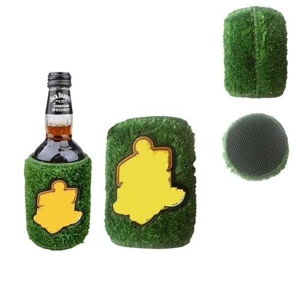 Artificial Grass Design Beverage Can Cooler