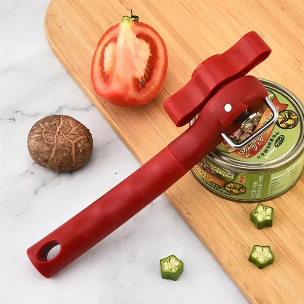 Durable Manual Can Opener w/ Side-Cut Lid for Safe Use