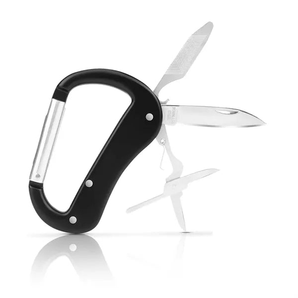 Multi-tool Carabiner Keychain