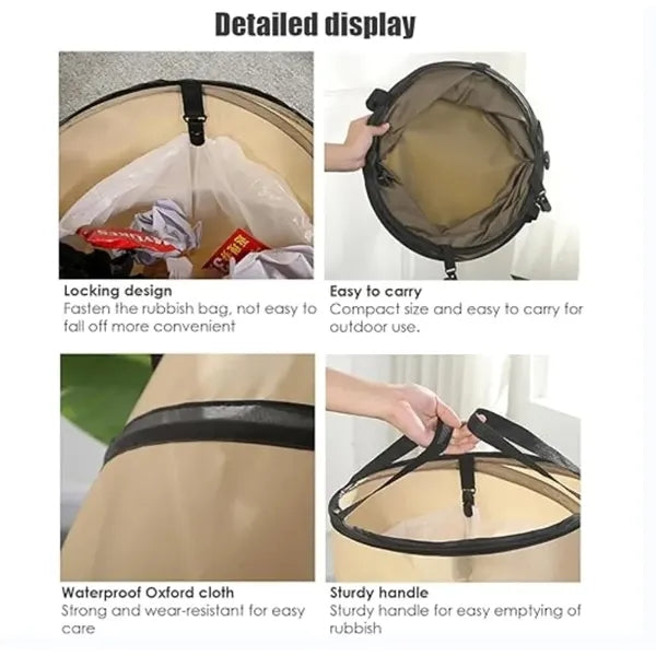 10 Gallons Foldable Camping Trash Can
