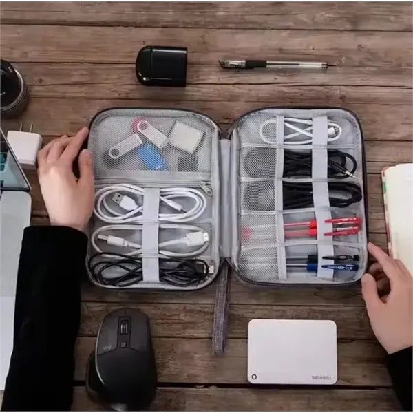 Electronic Cable Organizer Bag
