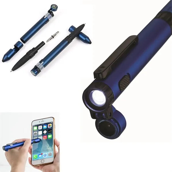 6 in 1 Military Pen with Mutli Tools