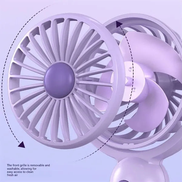 Adjustable Lightweight Rechargeable Portable Handheld Fan