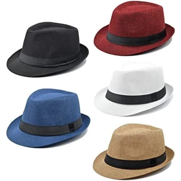 Elegant Linen Fedora Hat