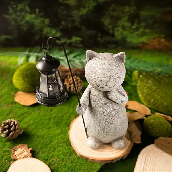 Large Cat Garden Statue Ornaments Outdoor