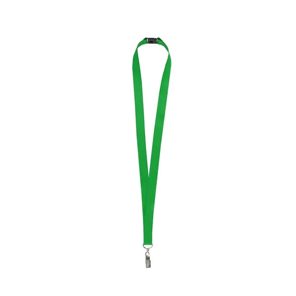 3/4'' Polyester Lanyard With Safety Breakaway & Badge Holder