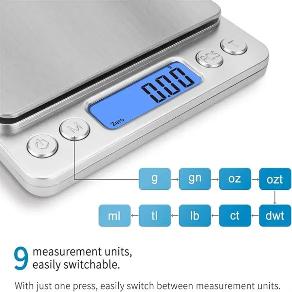 High Accuracy Electronic Scale Kitchen With Embroidery Logo