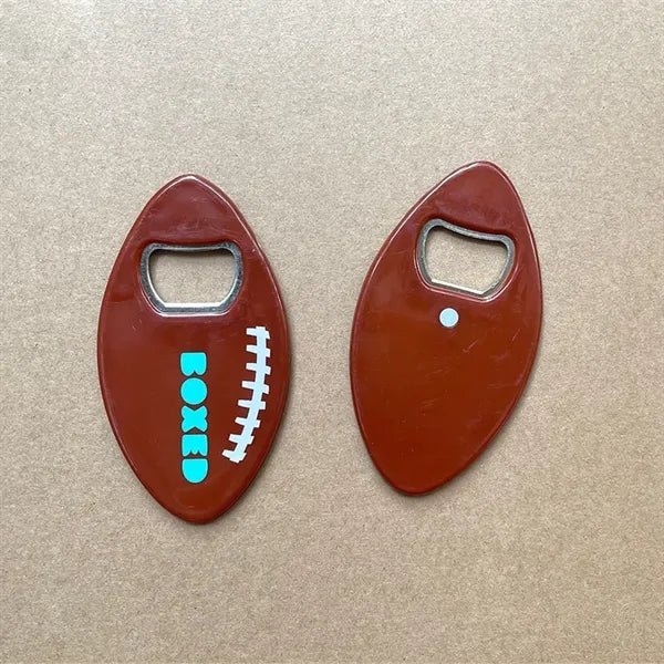 Football Coaster Bottle Opener