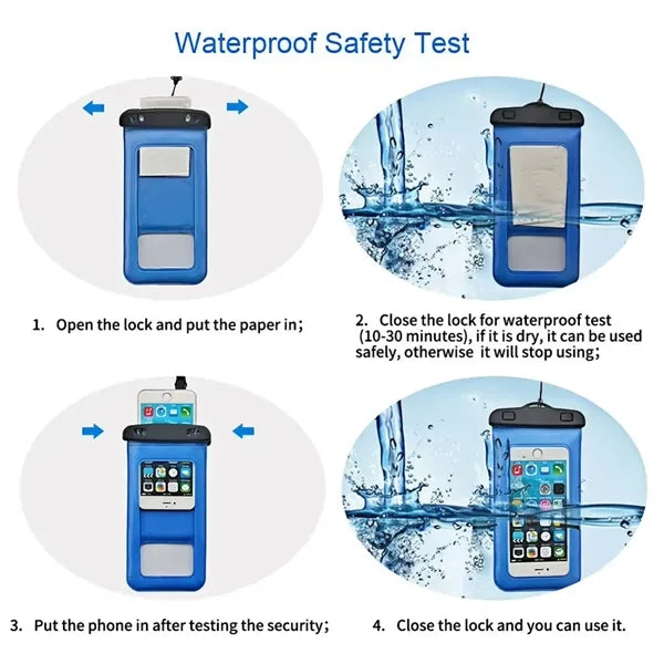 Waterproof Cellphone Case Dry Bag with Arm Band