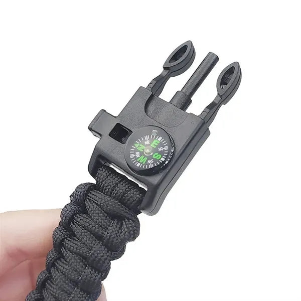 5-in-1 life saving seven-core paracord braided bracelet